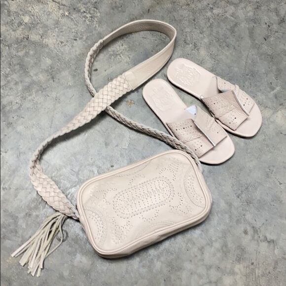 Bali ELF Dolce Vita Slide Stone Leather sandals - Picture 2 of 4